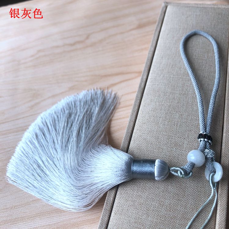 新款DIY翡翠玉饰吊坠流苏挂穗  汽车挂件人造丝真丝流苏穗子套装