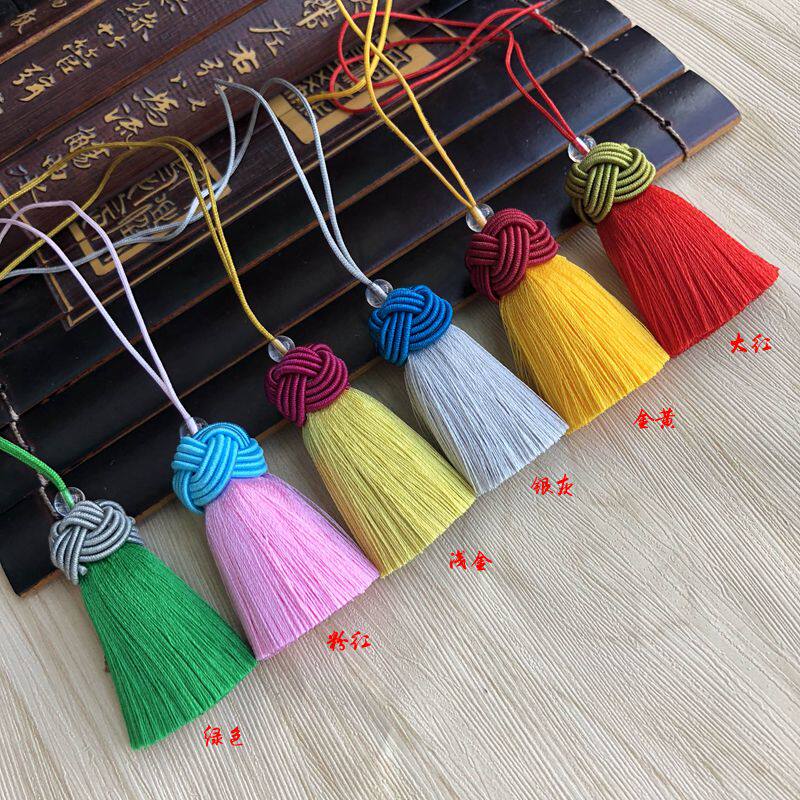 DIY饰品配件 中国结人造真丝短胖款菠萝帽钥匙链吊穗流苏穗子,饰品/流行首饰/时尚饰品新,其他DIY饰品配件,淘宝优惠券,粉丝福利购,淘宝优惠卷
