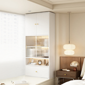 纯实木防晒飘窗窗台阳台置物展示小户型储物收纳柜一体款 书桌柜架