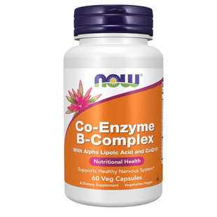 Lipoic 硫辛酸 CoQ10 Acid Alpha B族 Enzyme Foods NOW