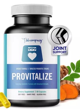 美国邮女性早更期益生菌 情绪低落潮热出汗多疑Provitalize 60粒