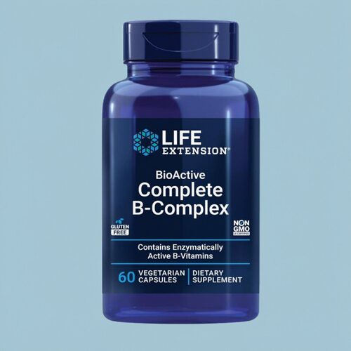 美国成人维生素B族Bioactive Complete B-Complex 家人保健品日常