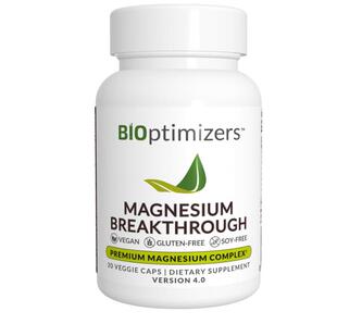美国成人甘氨酸镁胶囊7种形式镁Magnesium Breakthrough30粒情绪