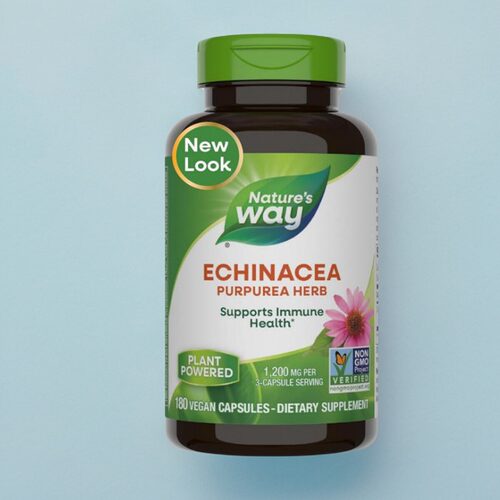 Nature's Way紫锥菊草本植物Echinacea 家人免疫力提升180粒保健