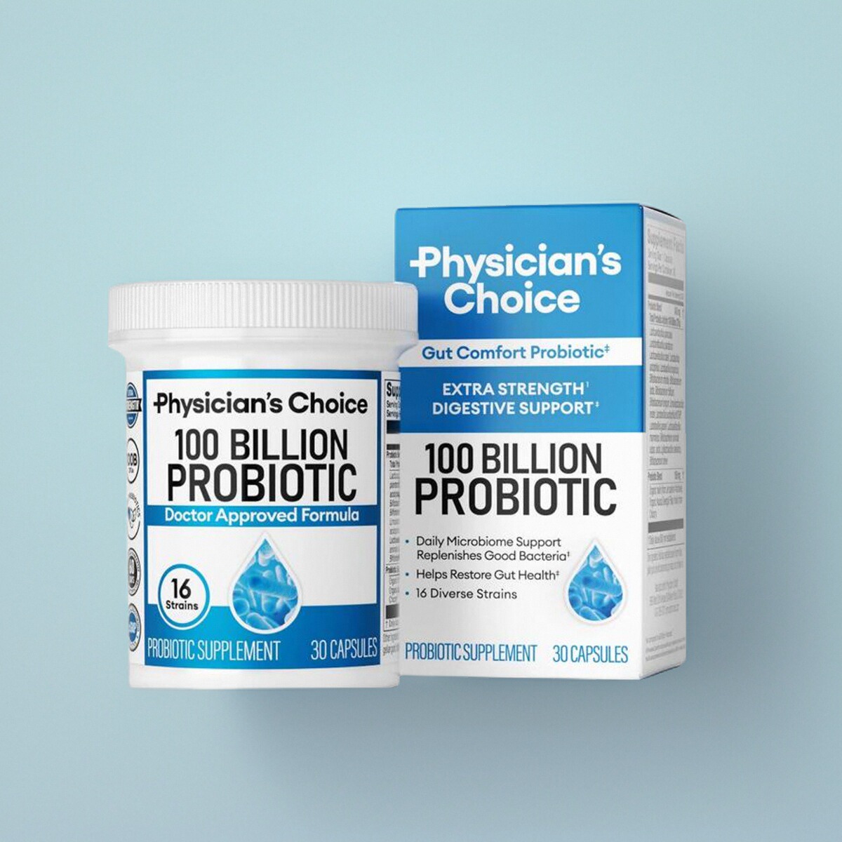 美国成人益生菌胶囊肠胃保健Physician's100亿Advanced Probiotic