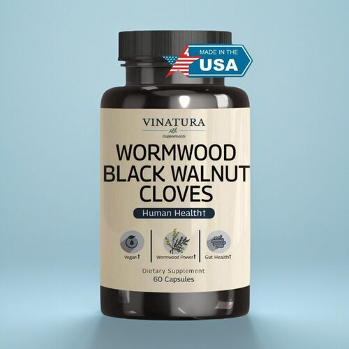 美国黑胡桃丁香胶囊 Wormwood Black Walnut Clove肠道清理保健60