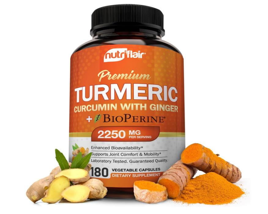Turmeric姜黄和姜黄素关节保健图片
