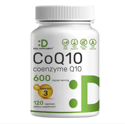 DEAL SUPPLEMENT CoQ10 600mg+Omega 3 心脑保健120粒