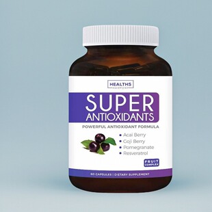 巴西莓枸杞石榴反白藜芦醇 成人氧化对抗集合Super Antioxidant