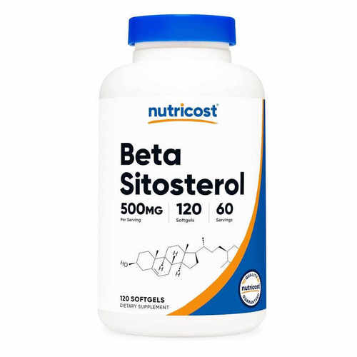 Nutricost Beta Sitosterol 120粒成人保健心脑健康500毫克