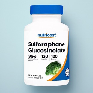 Nutricost 硫代葡萄糖苷SGS西兰花籽提取物Sulforaphane皮肤关节