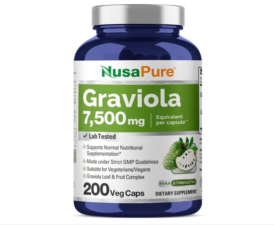 刺果番荔枝浓缩胶囊纯素食