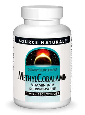 Source Naturals MethylCobalamin Vitmain B-12甲基钴胺维生素