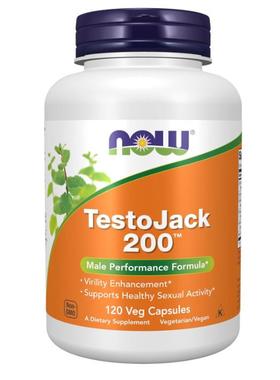 NOW Foods TestoJack 200 Tongkat Ali Tribulus Maca 角质山羊草