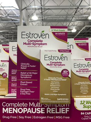 美国女士综合维生素84粒大豆异黄酮中老年女性补充营养ESTROVEN