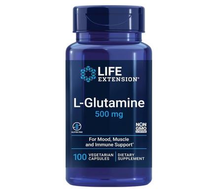 Life Extension L-Glutamine500毫克L-谷氨酰胺氨基酸肌肉保健100