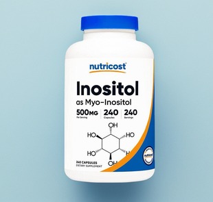 美国Nutricost Inositol 肌醇胶囊500mg 240粒 Myo-Inositol女性