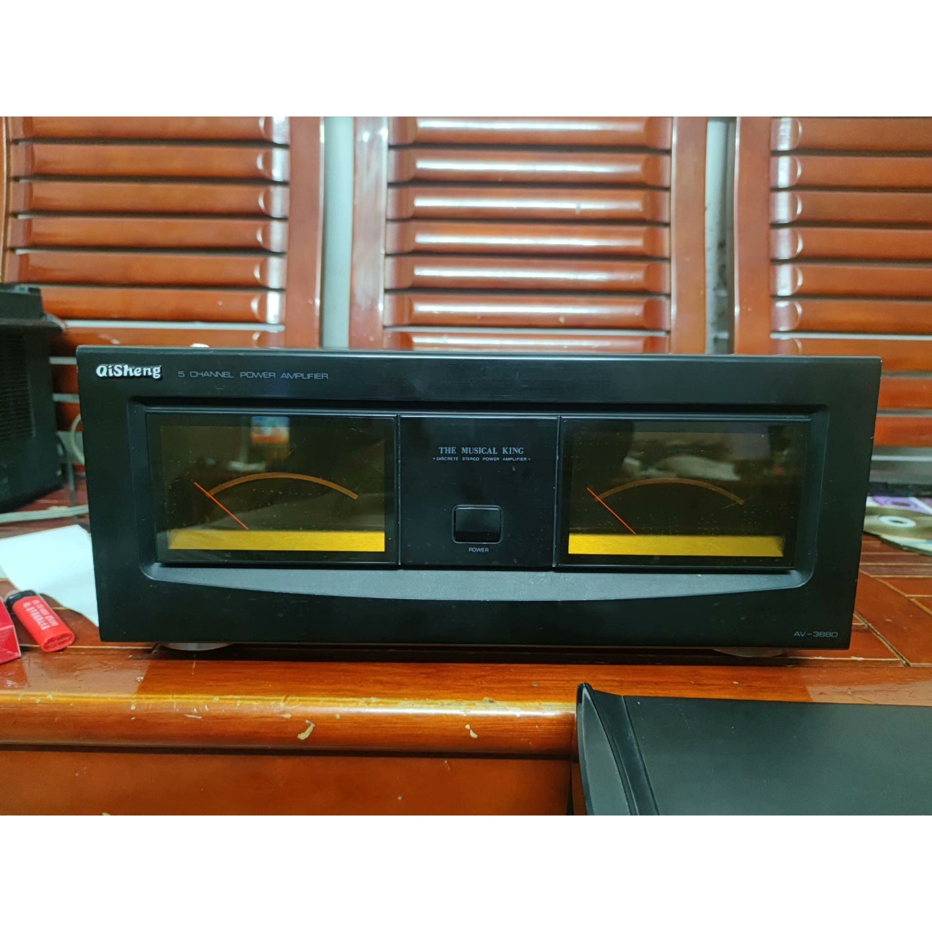 【议价产品】奇声av-388d后级功放,实图片成色新漂亮原装,主板无