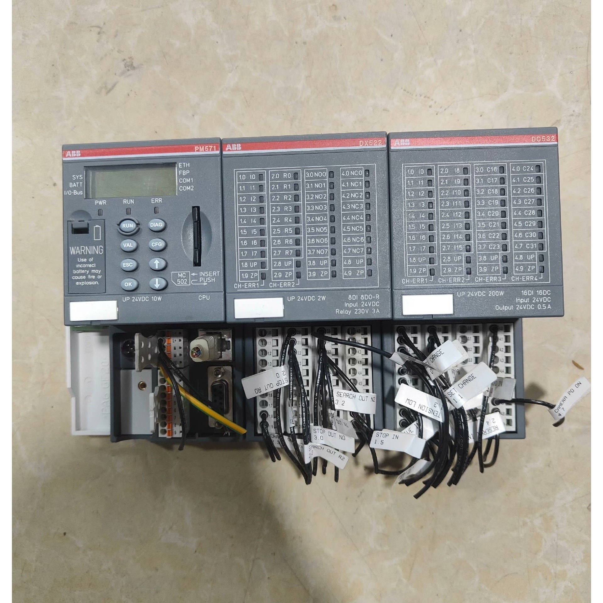 【议价产品】ABB模块PLC,pm571,DX522,DO532询价