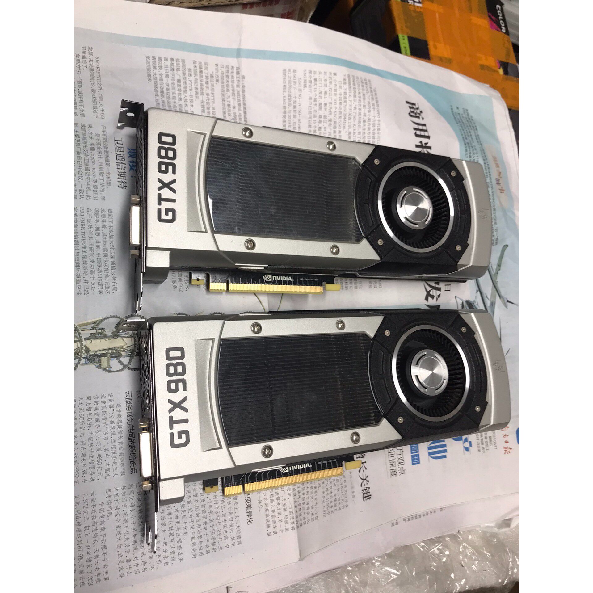 【议价产品】泰坦公版GTX980 D5 4G.双6P供电,带背板,成色新询价