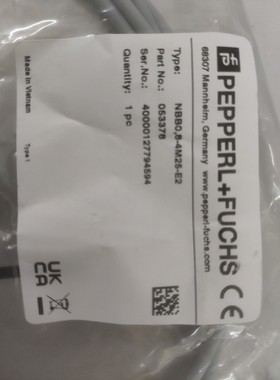 【议价产品】倍加福接近开关NBB0.8-4M25-E2  NBBO.8圆询价