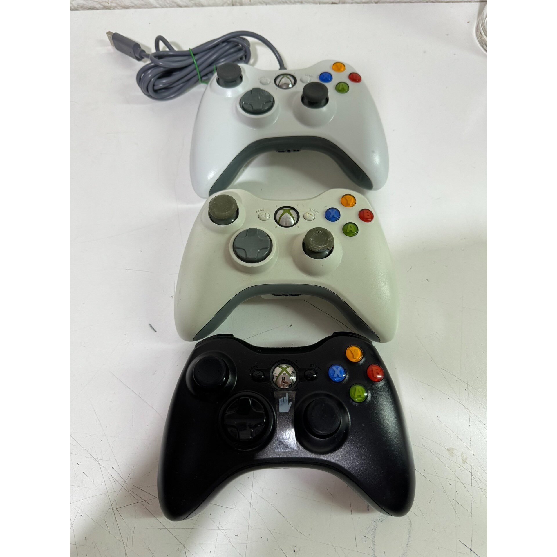 【议价产品】xbox360原装无线手柄 ,一共三个,实物图拍摄询价