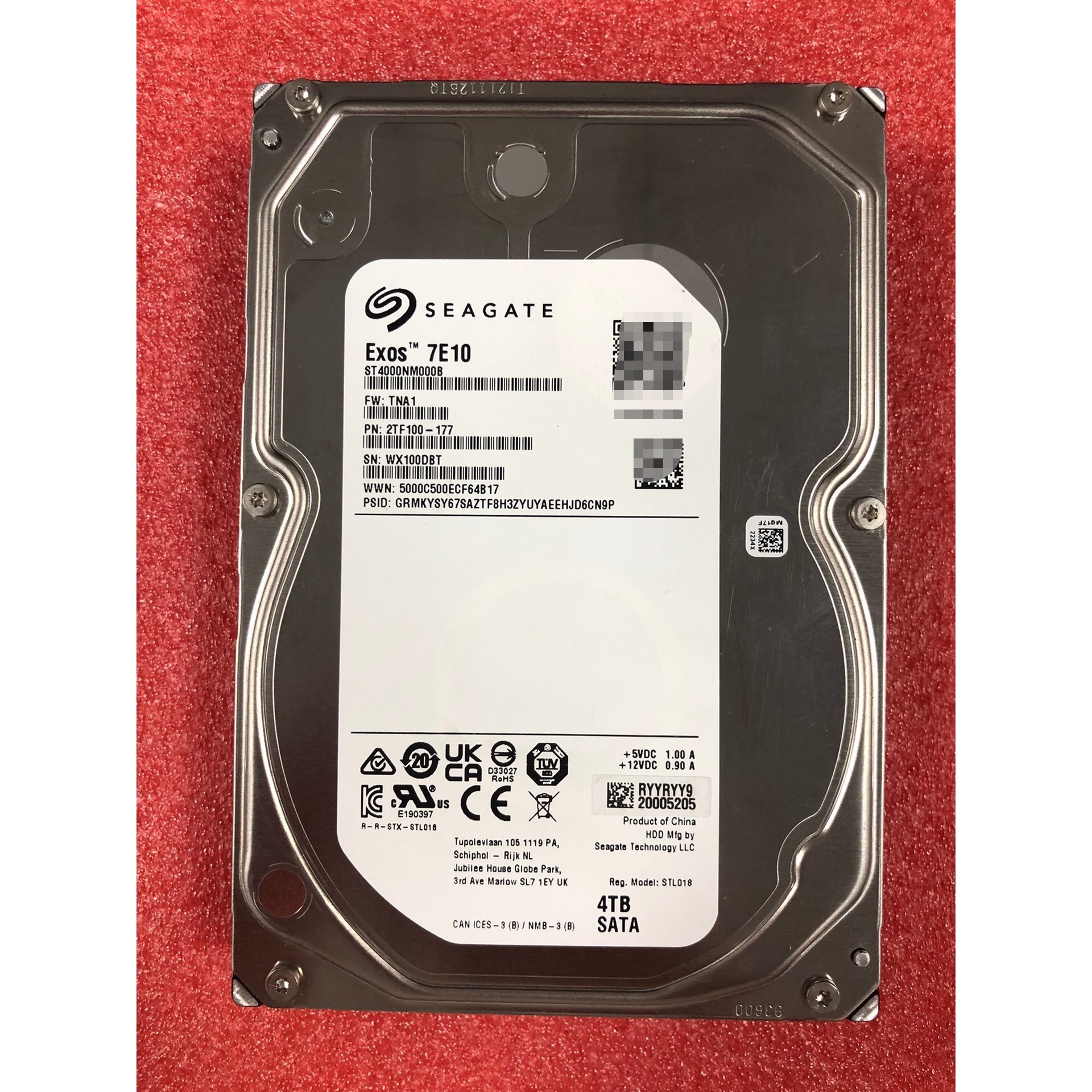 【议价产品】希捷原装拆机现货 4T ST4000NM000B询价