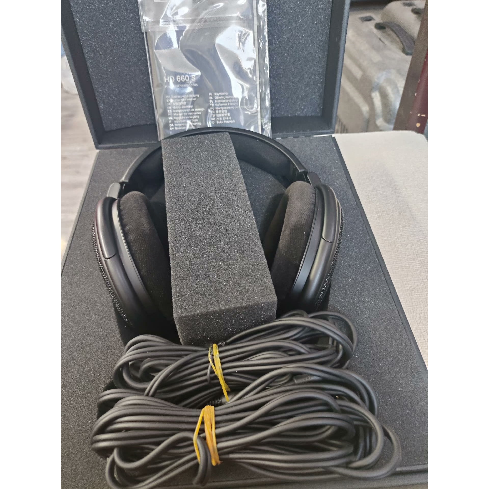 【议价产品】森海塞尔HD 660 s 原装正品 功能正常 包装配件如图
