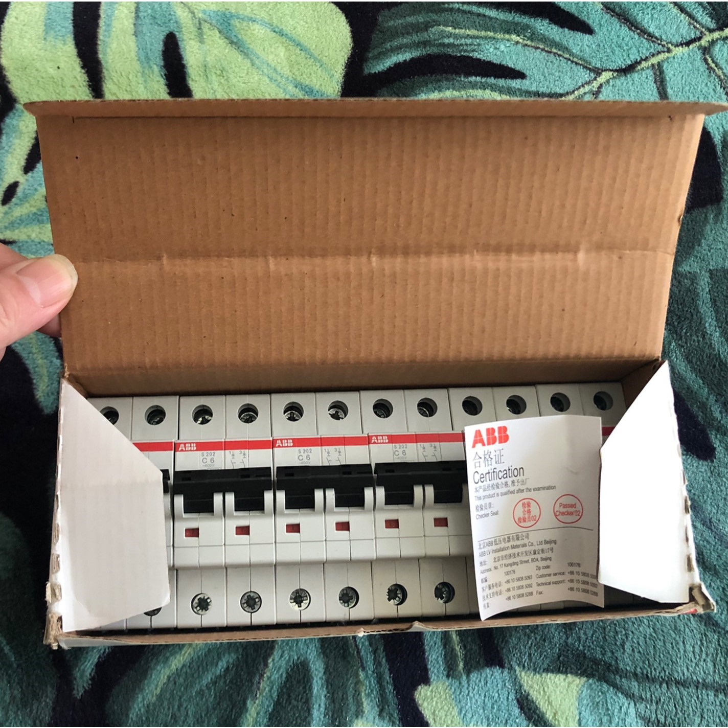 【议价】全新原装正品ABB小型断路器S202 C6