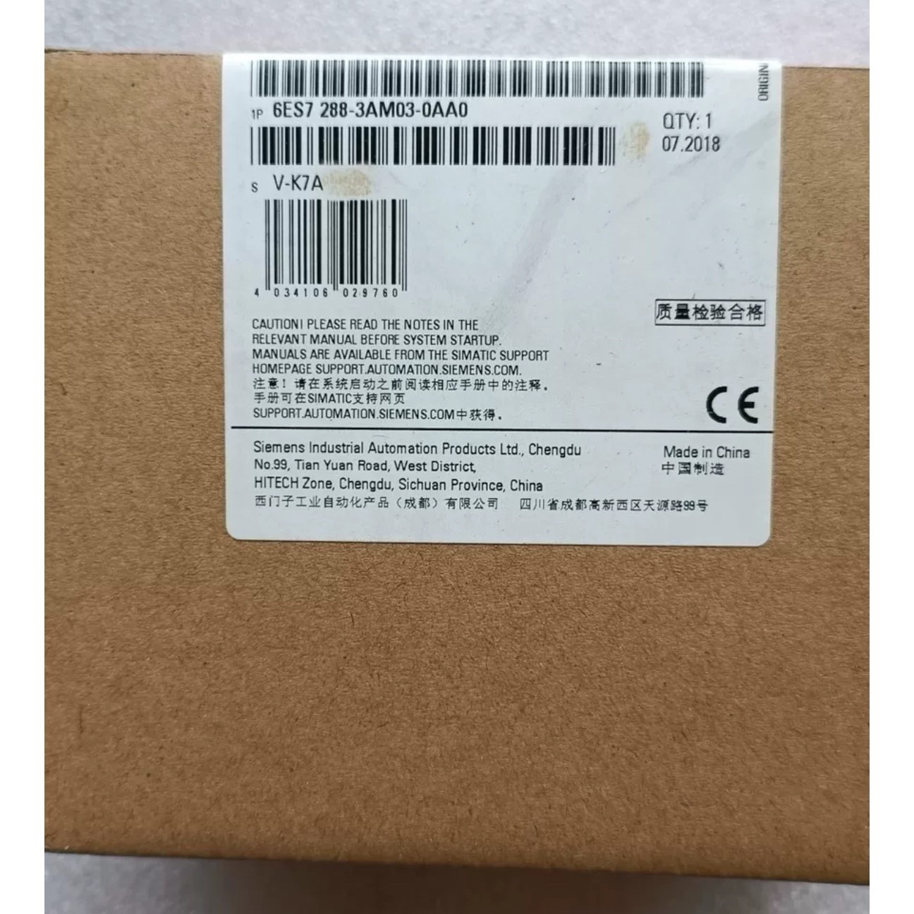 【议价产品】288-3AM03-0AA0询价