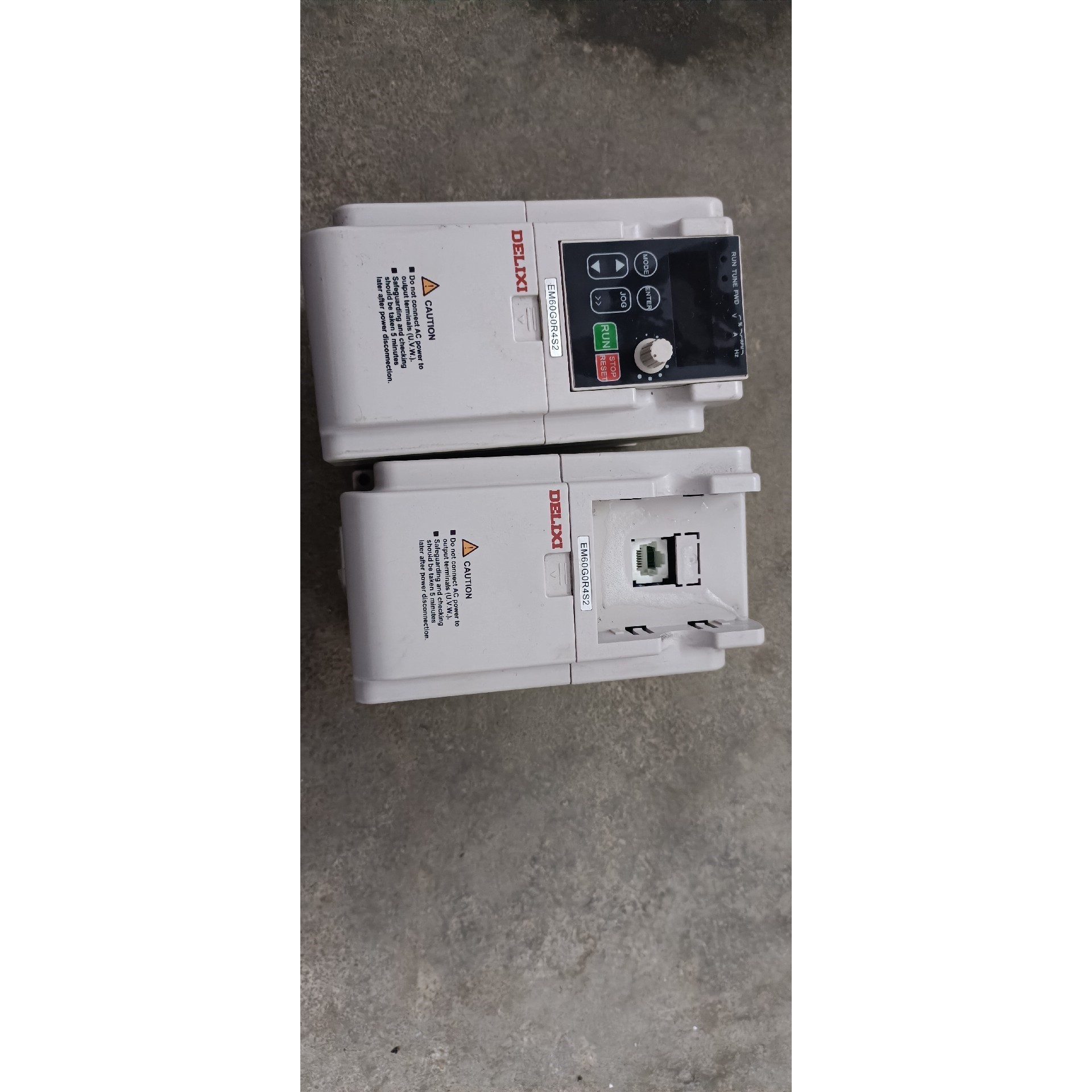 【议价产品】cd1-em60gor4s2 德力西变频器 二手拆机 功能包询价