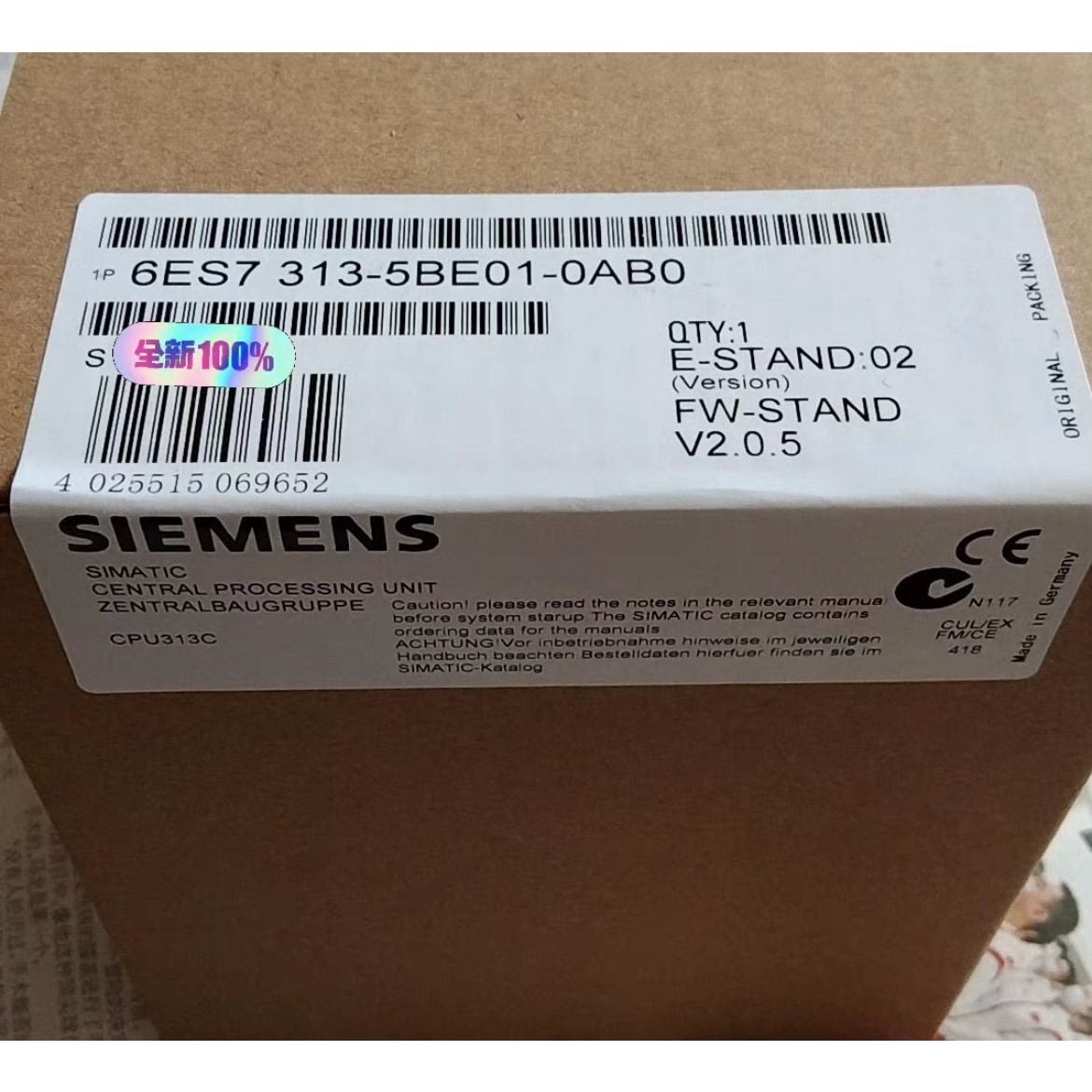 【议价产品】6ES7313-5BE01-0AB0西门子全新现货询价