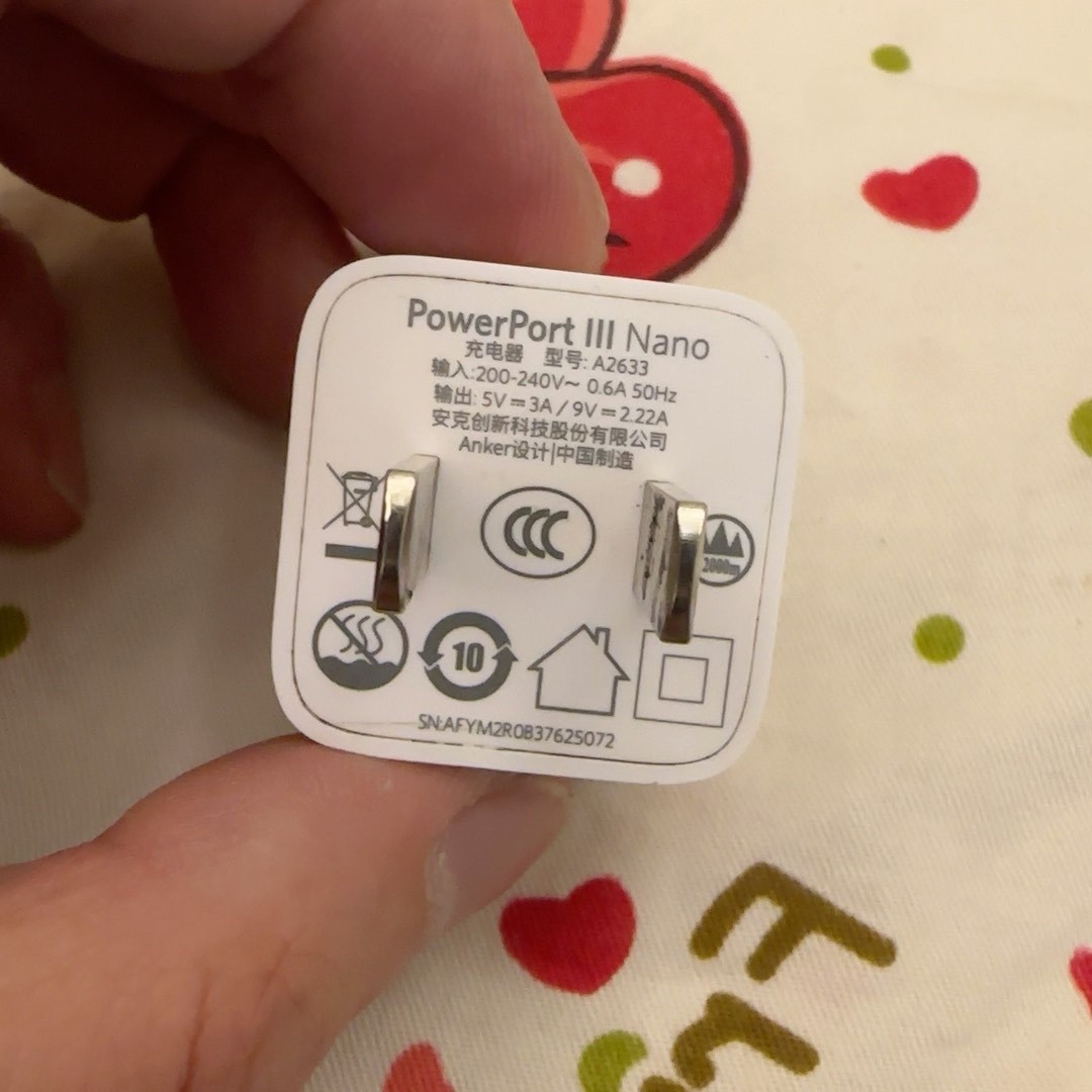 【议价产品】安克iPhone 快充 nano3 充电器 20W 如图询价