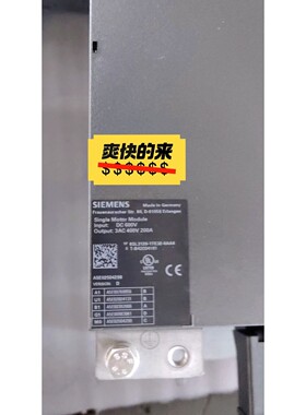 【议价产品】6SL3120-1TE32-0AA4 西门子驱动模块200A询价