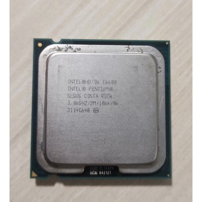【议价产品】Intel  英特尔奔腾E6600 处理器CPU,双核线程询价