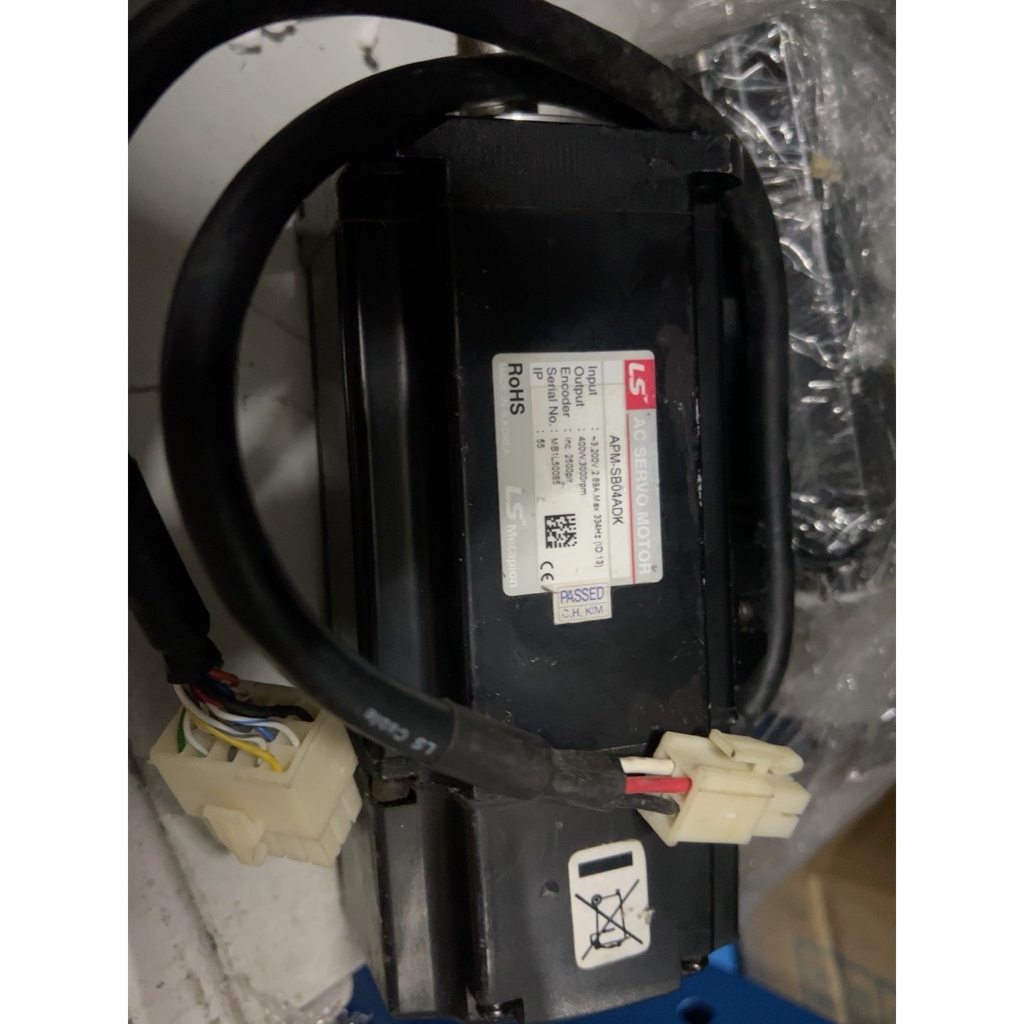 【议价产品】闲置拆机LS伺服电机APM-SB04ADK询价