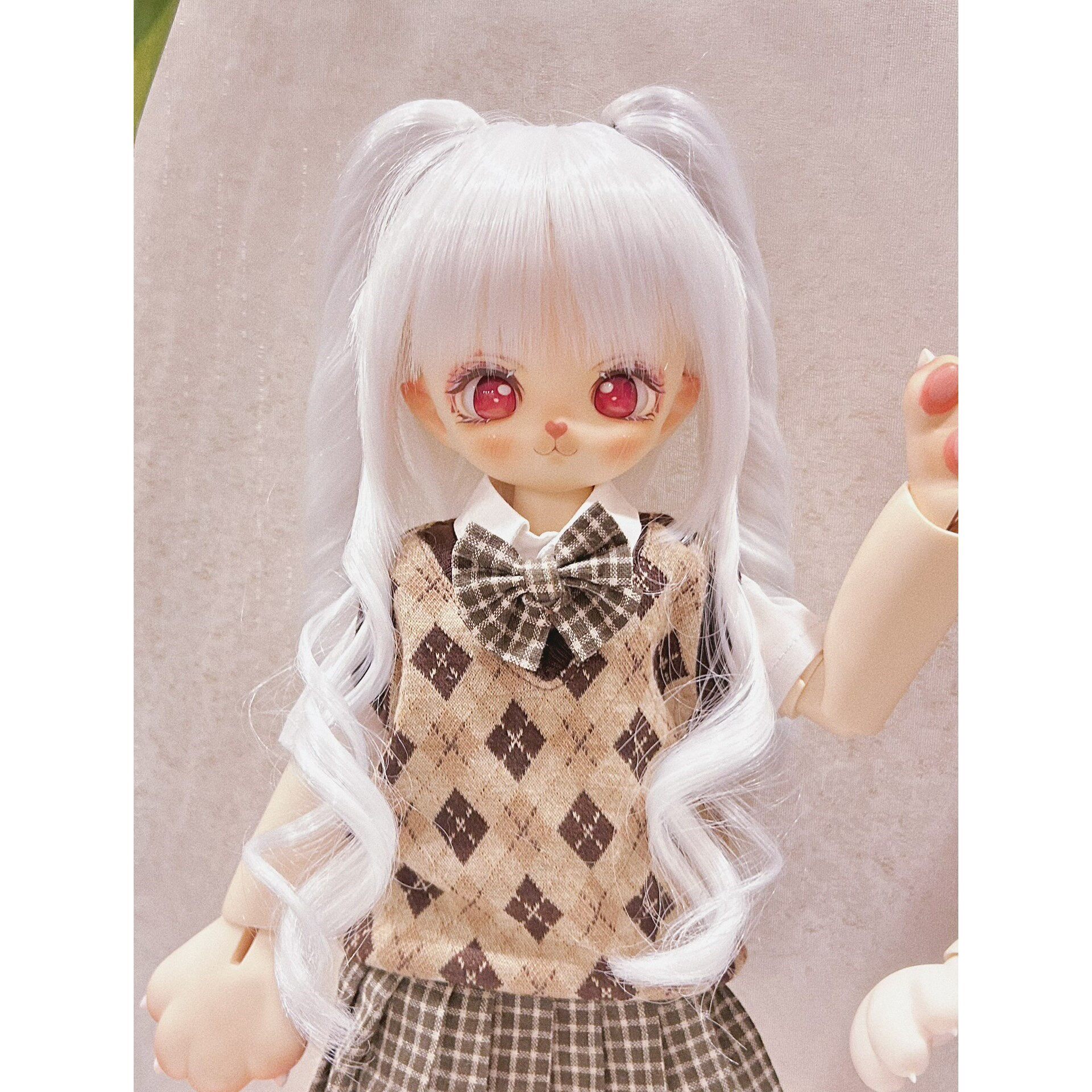 【议价产品】【定金hold】bjd 四分 柠檬猫整体兽体半百 带体妆