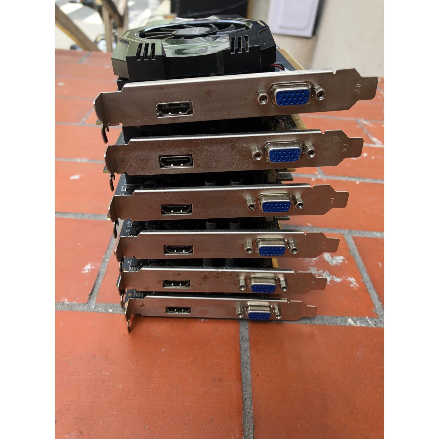 【议价产品】拆机 昂达1030 2GD5 6片 成色新 挡板有锈 410询价