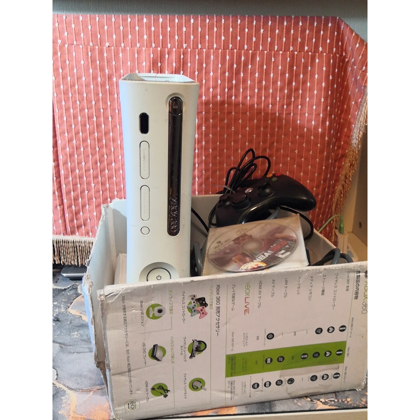 【议价产品】微软xbox360游戏机,功能正常,未破解!!!前几天在网上