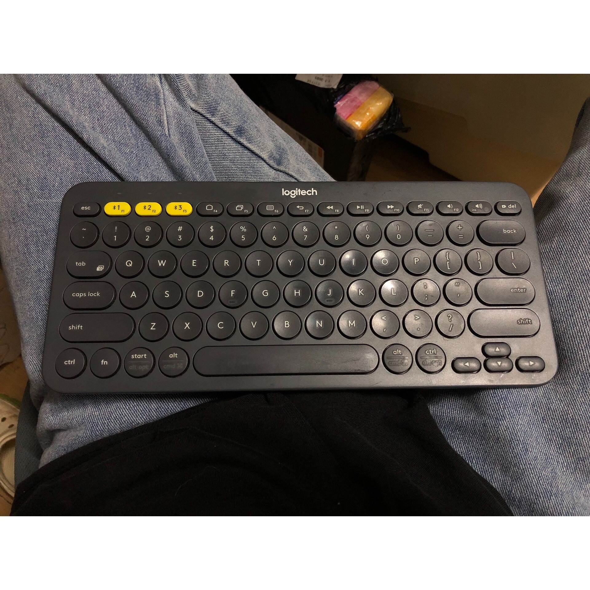 【议价产品】Logitech/罗技蓝牙键盘k380,+非全新+介意勿拍,询价