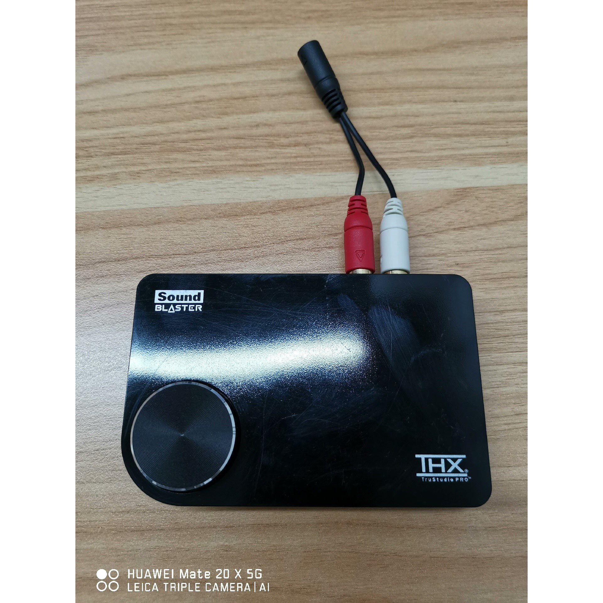 【议价产品】创新SB1095外置USB声卡,THX版本,功能正常无拆修,询