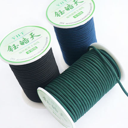 3mm粗圆线DIY编织线手链项链绳玉器吊坠挂件绳28-30米手工编织