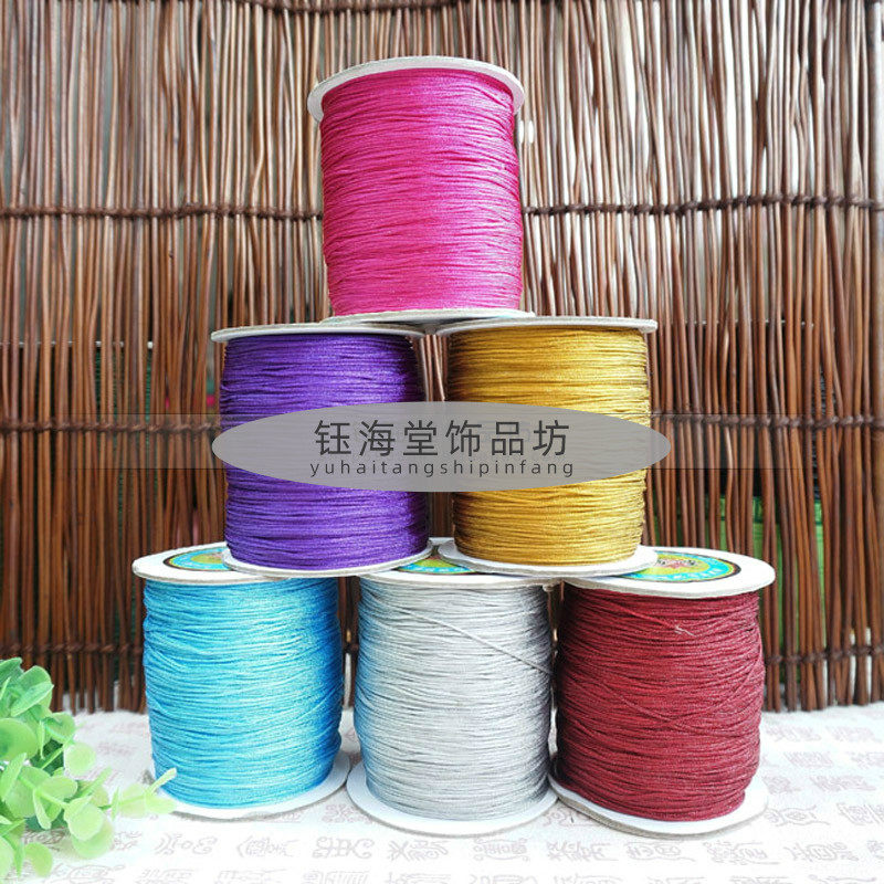 DIY线绳手工线褆棉珠宝线 玉线 中国结编织线无弹力手工编织