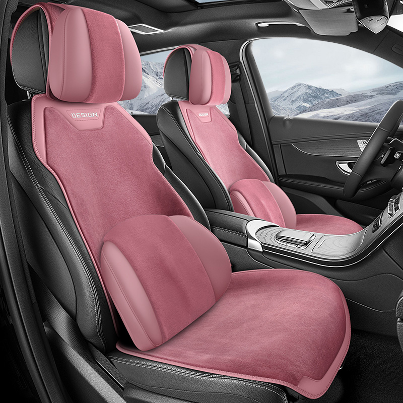 冬季汽车坐垫短毛绒马鞍垫冬季