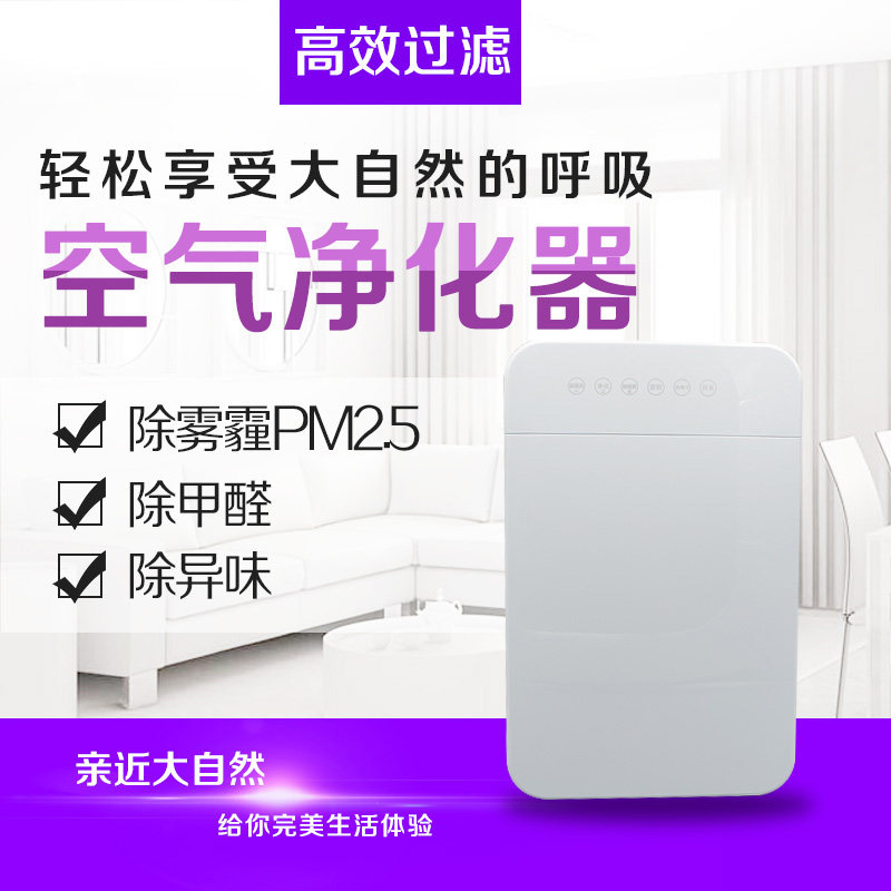 德国空气净化器家用除甲醛雾霾卧室静音除烟除尘PM2.5负离子氧吧