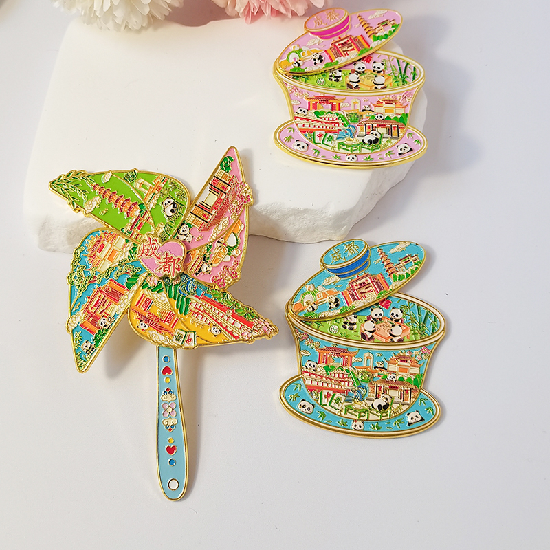 成都风车冰箱贴金属磁贴