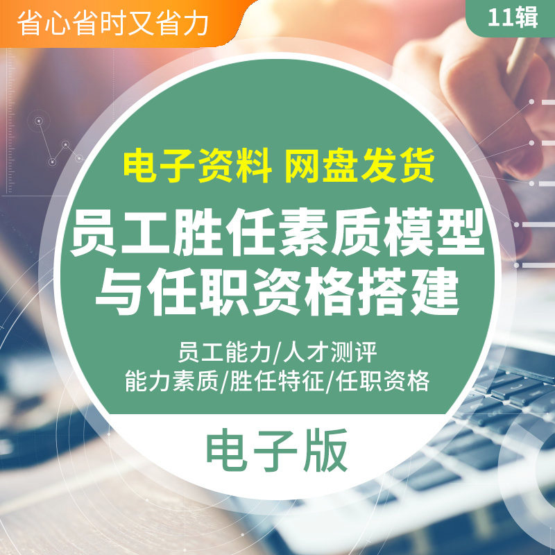 R11企业员工胜任能力素质模型任职资格人才测评标准范本模板文件 - 实物图
