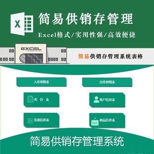 简易供销存管理系统 信息货源供应商进货商品库存出入库便捷高效
