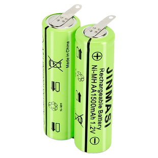 适用飞科剃须刀fs310 fs311 fs312 fs313更换配件2.4V电池