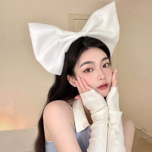 韩国小众超大蝴蝶结发箍在逃公主甜美百搭少女心ins潮头箍发夹女